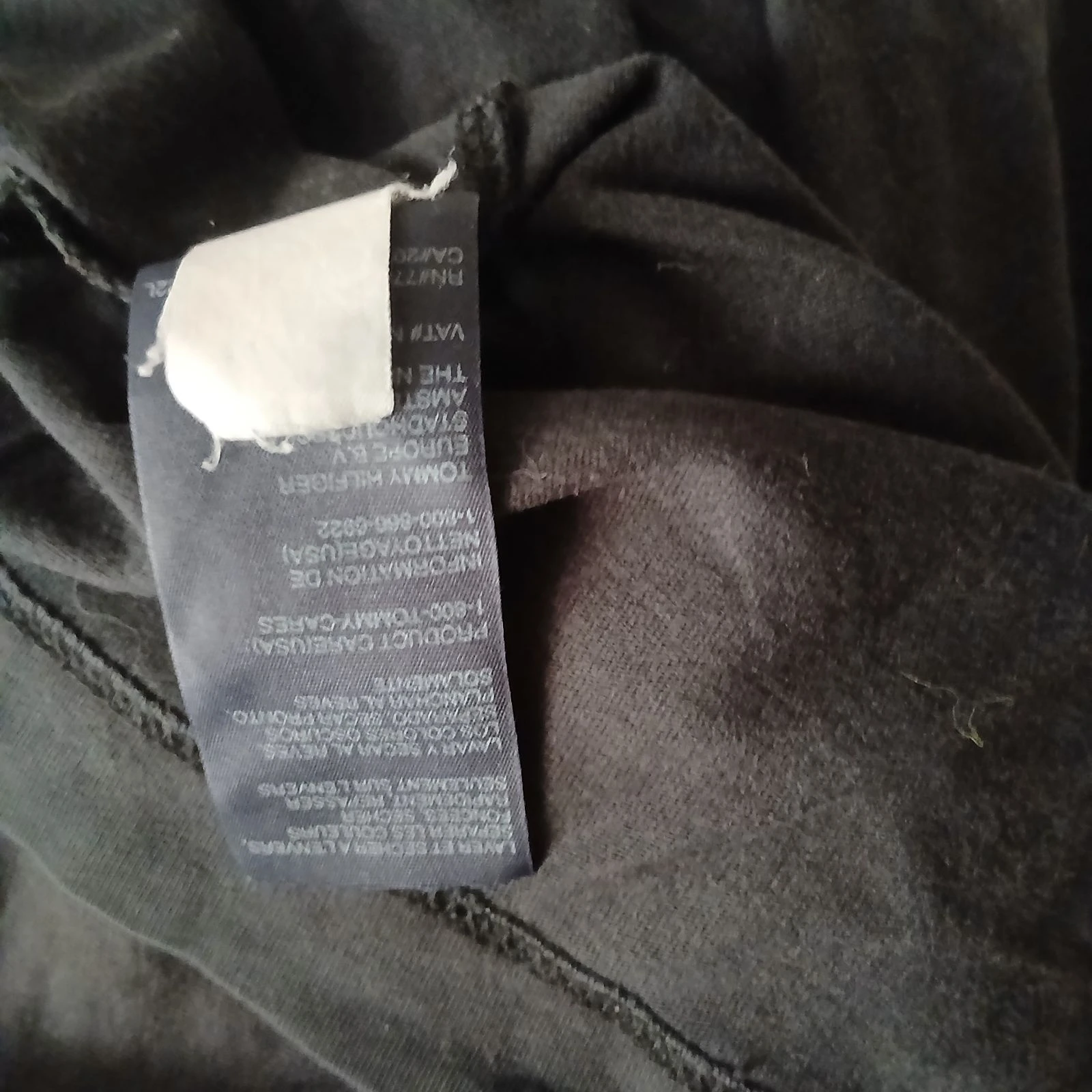 Camiseta Tommy Hilfiger Negra Enjuagada Gráfica '85' - Talla XL – photo 11